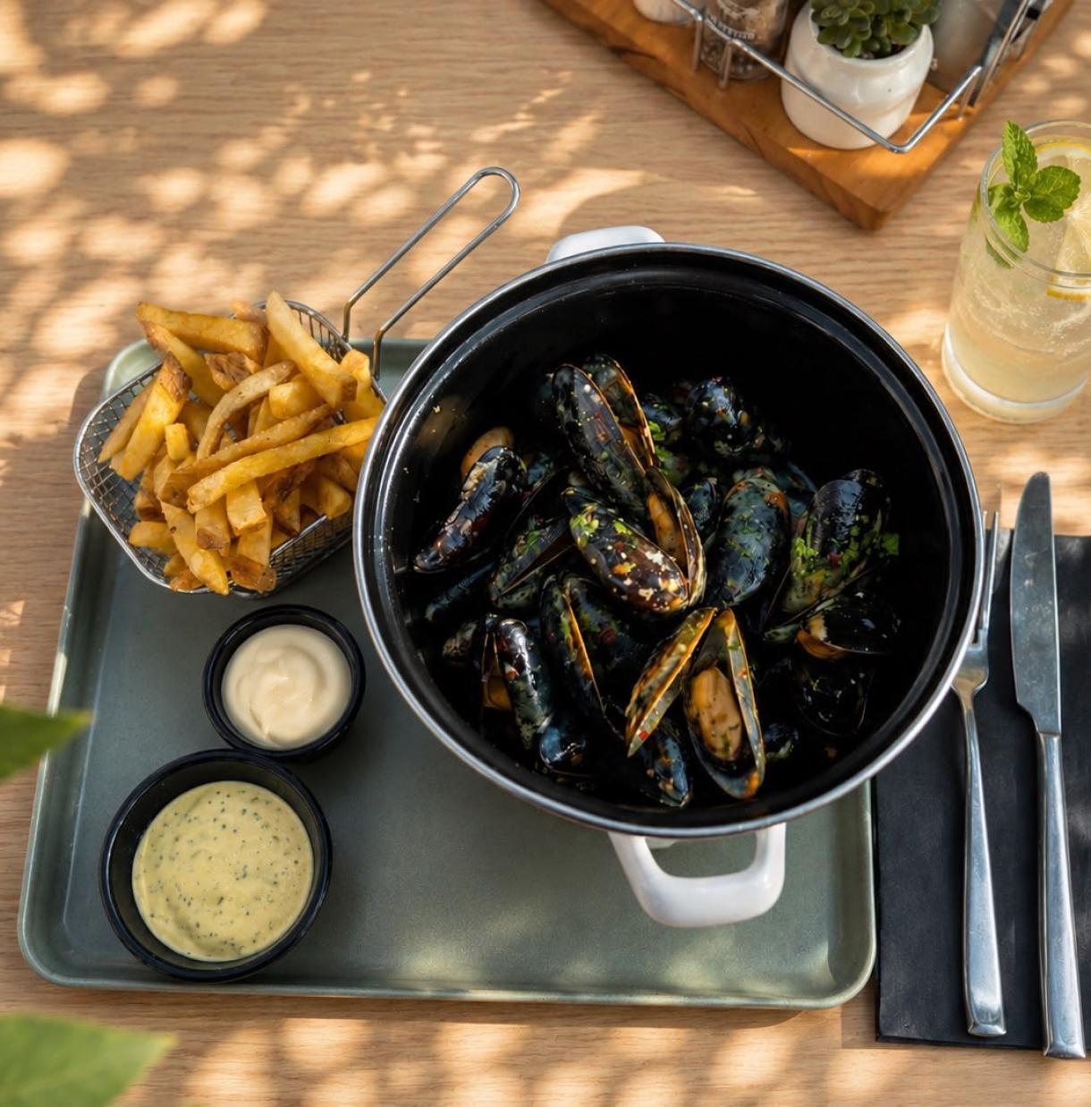 Tagesmenü mit dem „Chef’s Mossel Special“